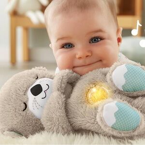 FISHER-PRICE Otter Toy Soothe 'n Snuggle  Portable Plush Sound Machine Light